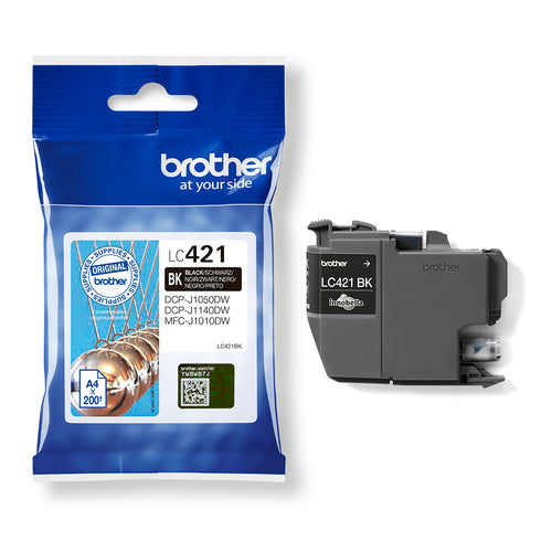 Brother LC-421BK ink cartridge 1 pc(s) Original Black Brother LC-421BK ink cartridge 1 pc(s) Original Black